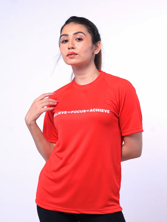 Women's Red BFA Xtive T-Shirt